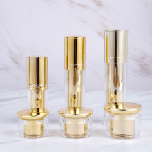 Hautpflegeverpackung auf Lager Großhandel 20G 30g 50g Gold Silber Luxus glänzender kosmetischer Behälter Creme Gläser
